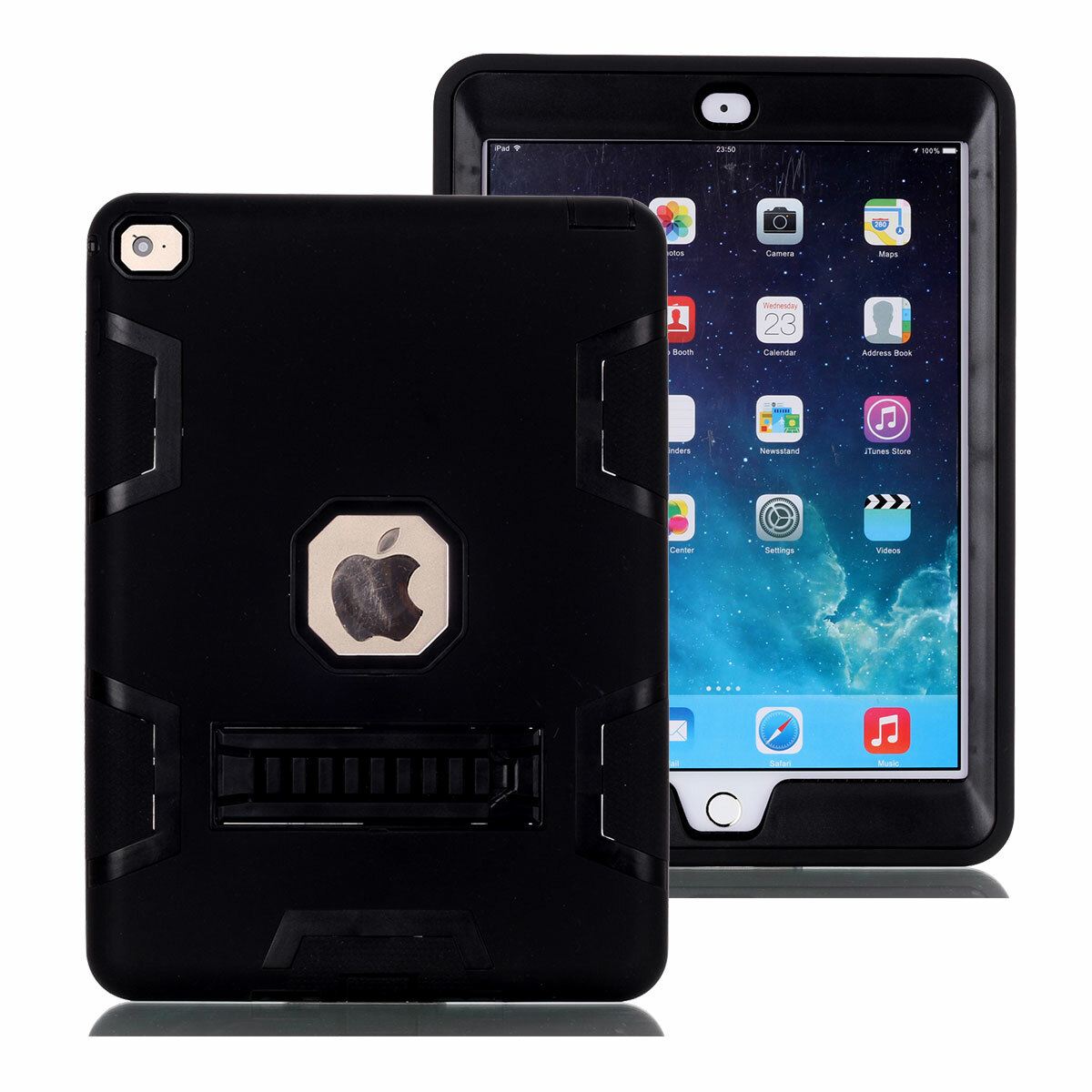 For iPad Air 2/Air 1st Generation 9.7" Case Shockproof Heavy Duty Stand Cover