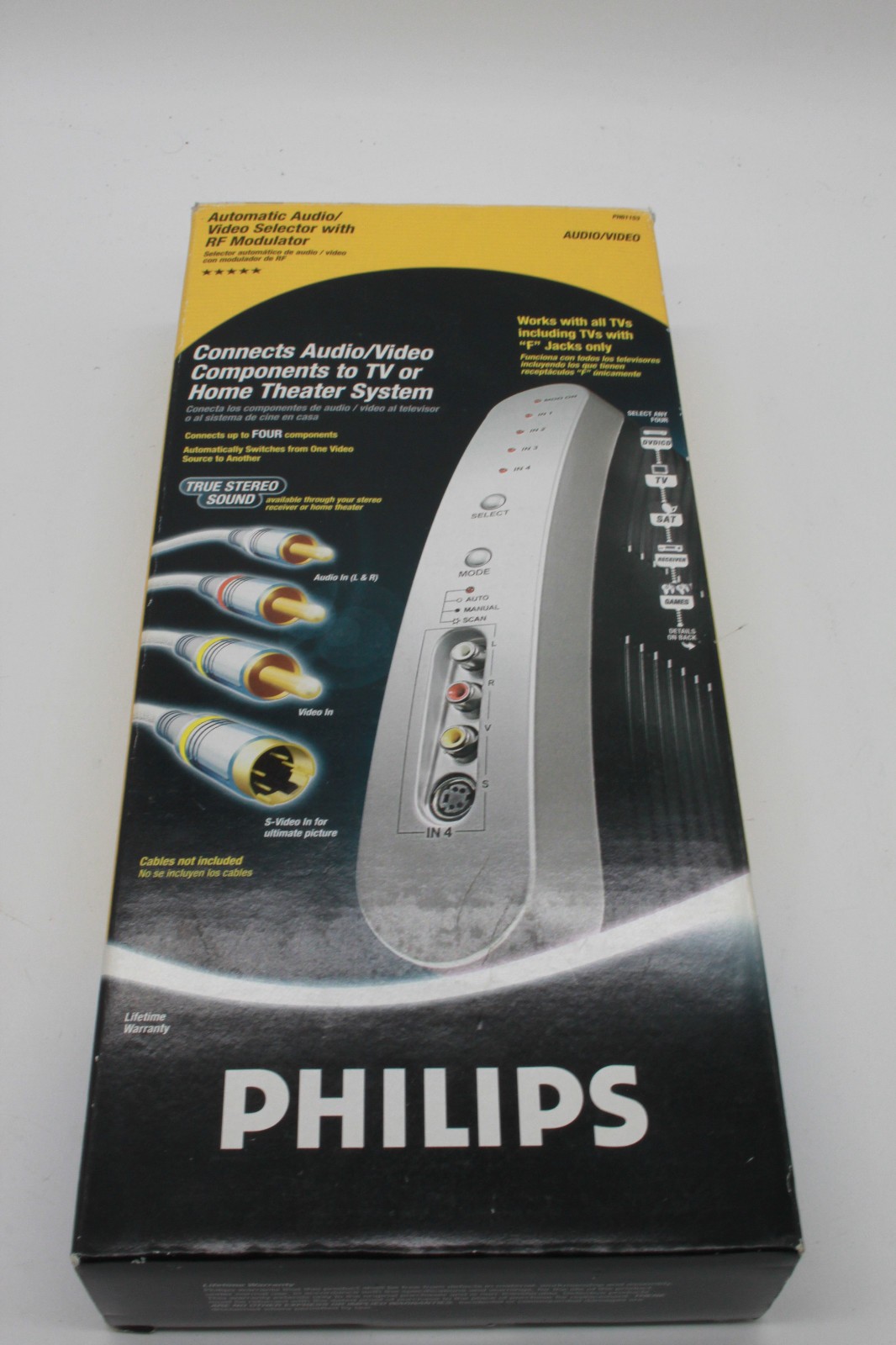 Philips PH61153 Master Video Switching Center Connect 4 Devices (T9)