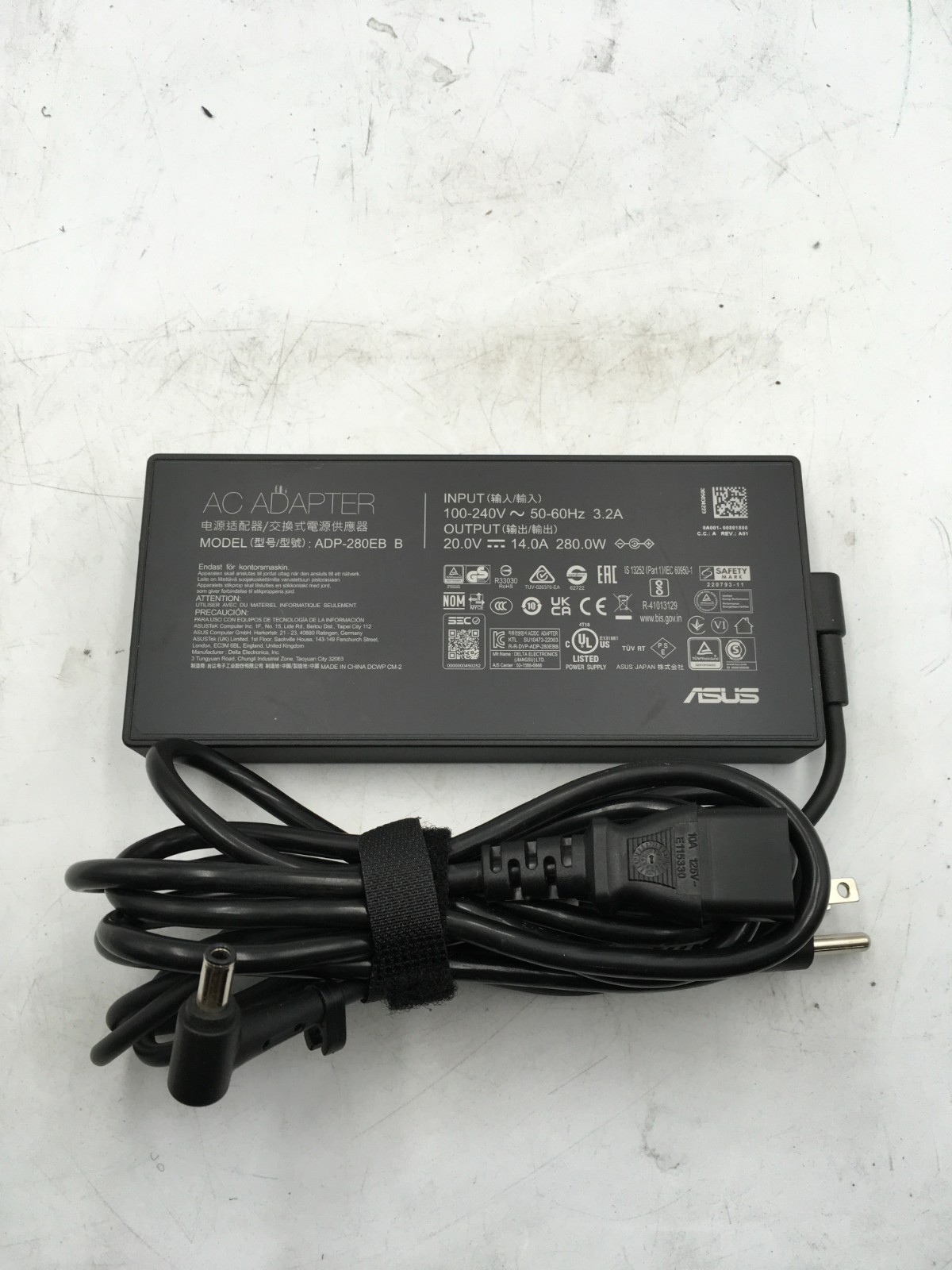 Original ASUS 280W ADP-280EB B AC Adapter for ROG Strix Scar 17/Zephyrus Duo RS