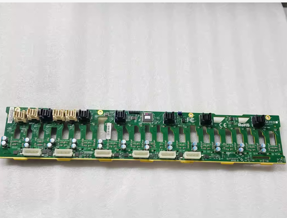 Used Supermicro 24-port 2U SAS3 12Gbps Backplane BPN-SAS3-216A-N4