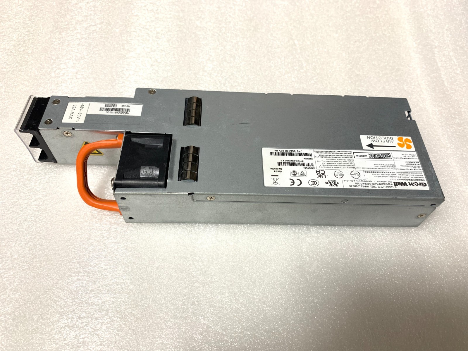 Juniper JNP-PWR1100-DC DC Power Supply 740-066938 For MX10003 JNP10003 Tested