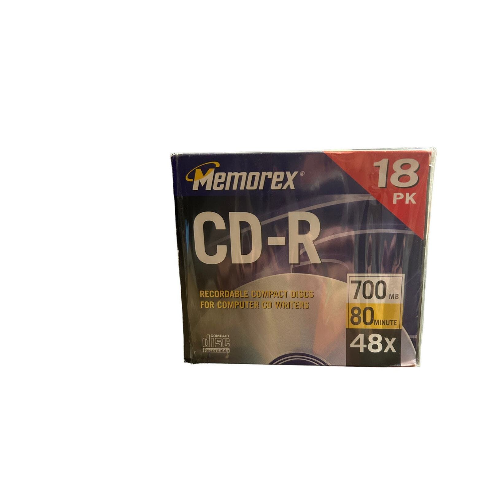 Memorex CD-R 700 MB 80 Minute 48X Open Box 16/18 *