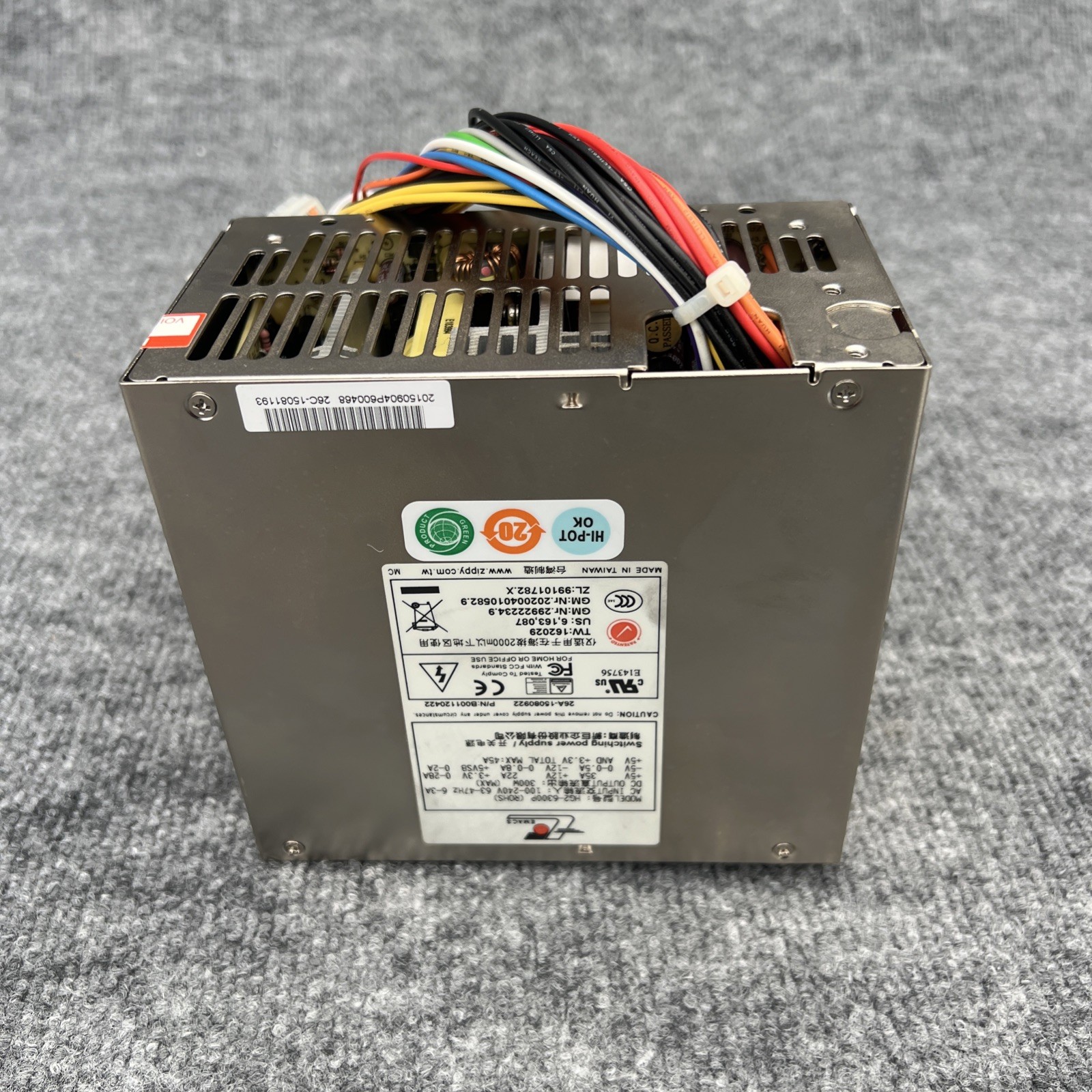 Emacs HG2-6300P power supply EMACS ATX 300W P/N B001120422 100-240v