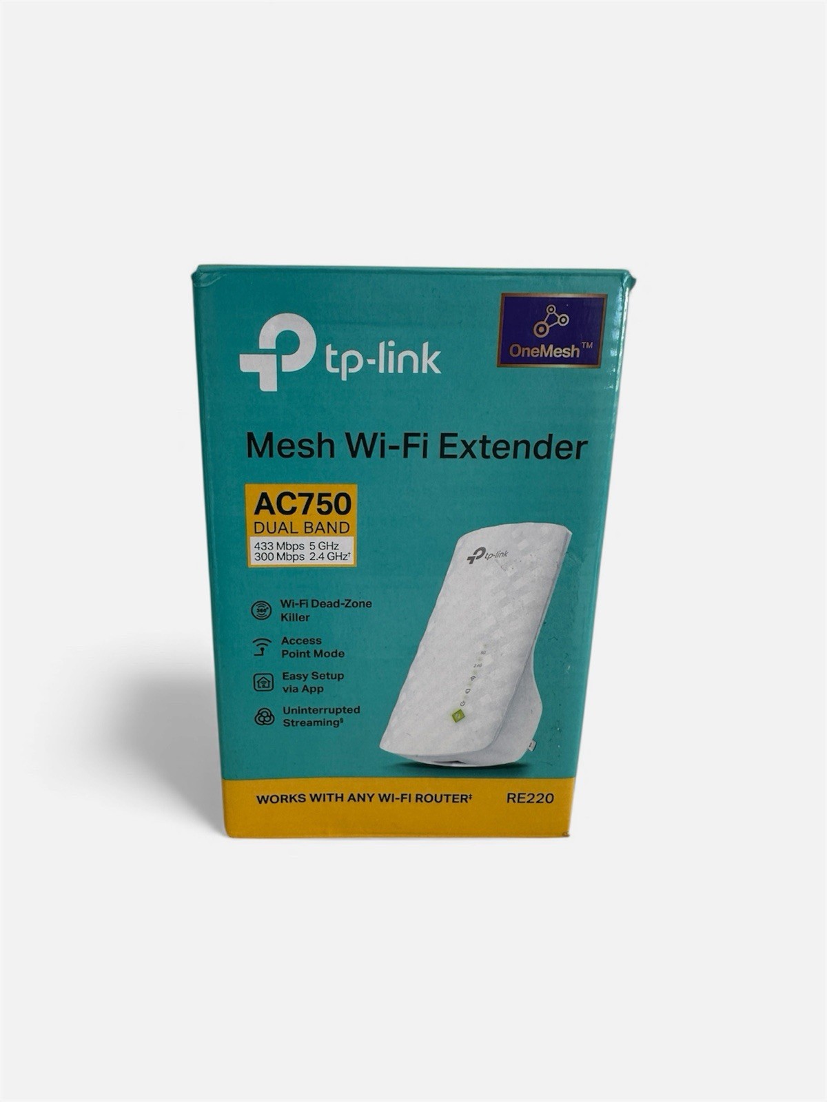 TP-Link AC750 WiFi Extender with Ethernet Port, Dual Band 5GHz/2.4GHz