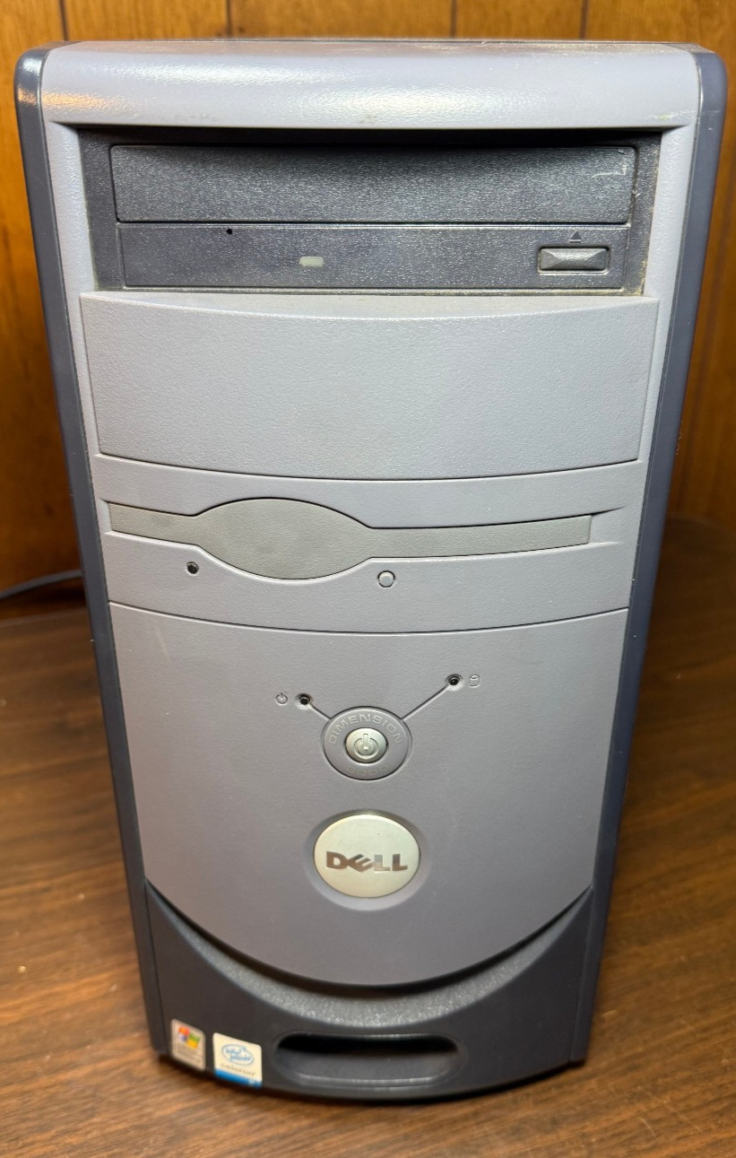 Dell Dimension 3000 PC for Retro Gaming Celeron 2.53GHz 512mb RAM - No OS