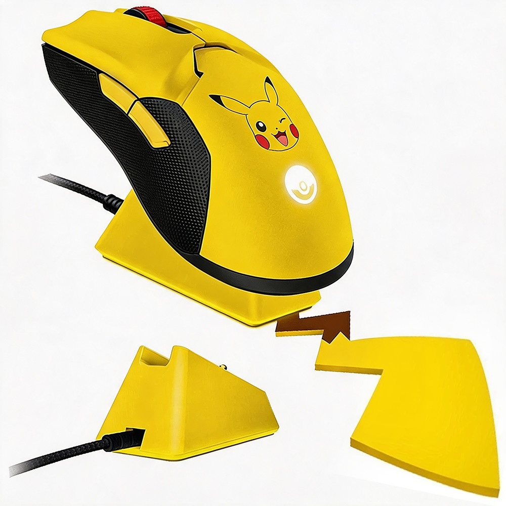 Razer x Pokémon Pikachu Viper Ultimate Wireless Mouse with Charging Dock 20K DPI