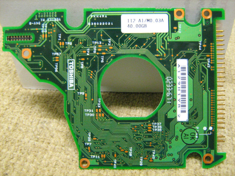 TOSHIBA Hard Drive PCB Logic Board FKN4RA B36022021