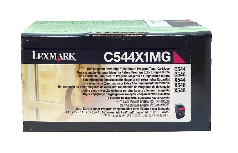 Lexmark C544X1MG Magenta Toner Cartridge