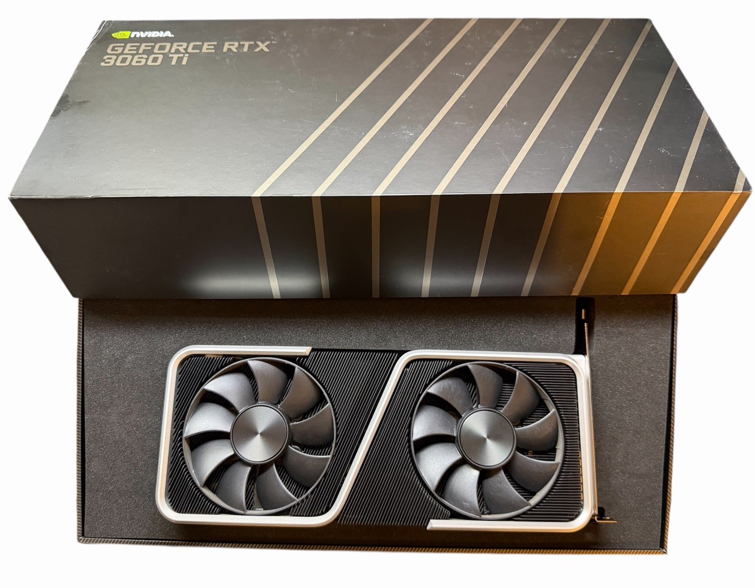 NVIDIA GeForce RTX 3060 Ti Founders Edition GPU, HDMI/DisplayPort, Fan