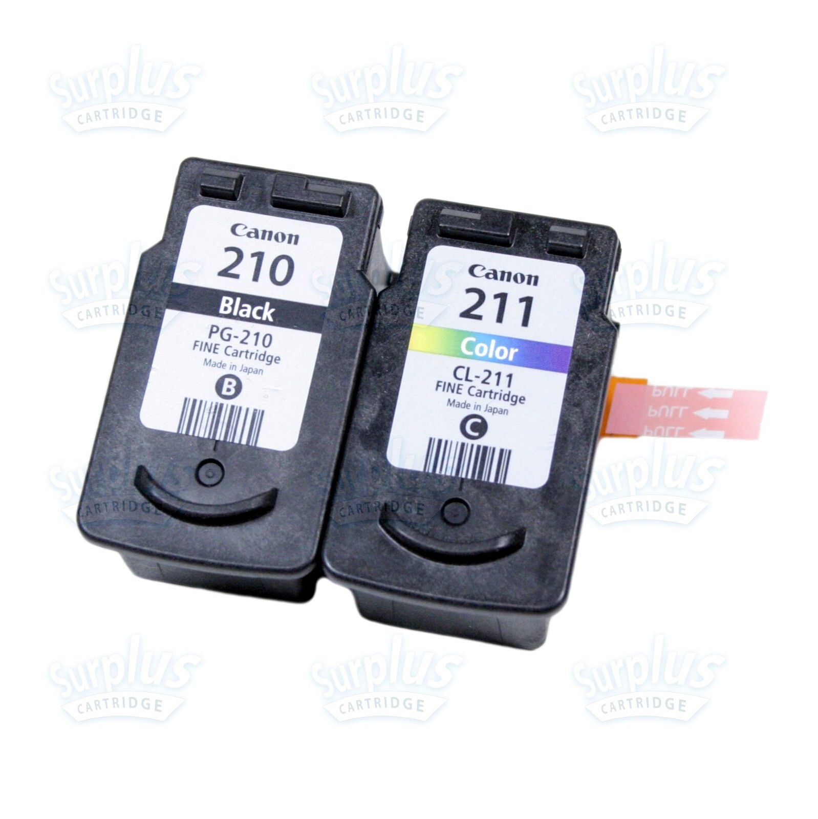 2-PK Genuine Canon PG-210 Black & 211 Color Ink MP240 MP260 MX360 MP480 MP490