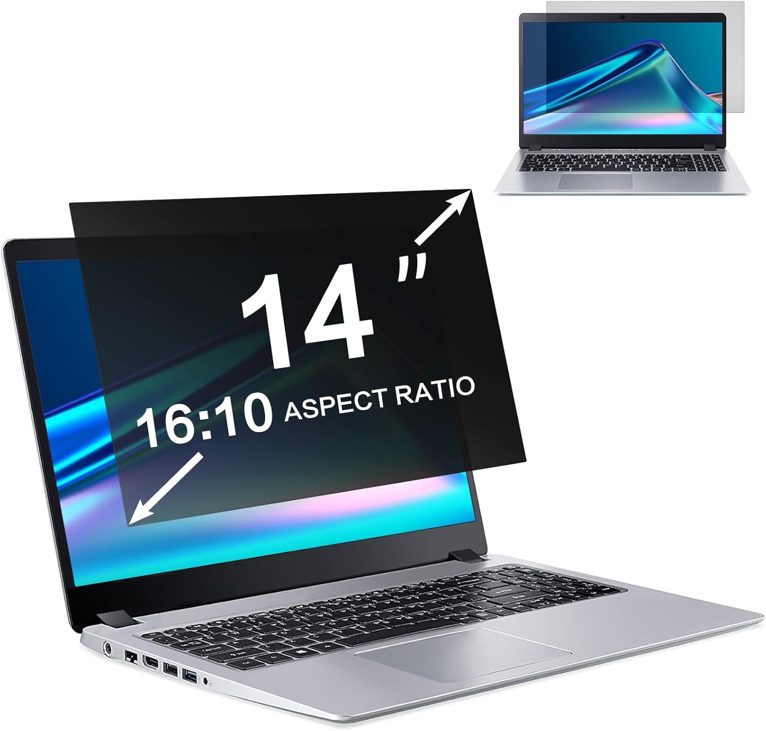 2 X Anti-peeping Screen Protector For ASUS ROG Zephyrus G14 (2025) GA403