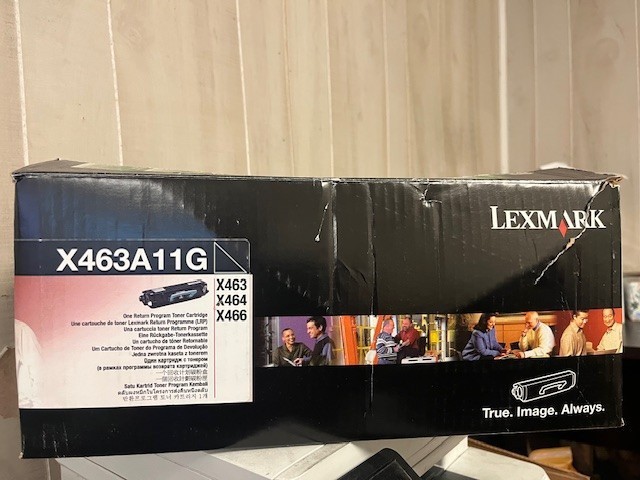 Genuine Lexmark X463A11G Black Toner for X466 / X464 / X463 open box