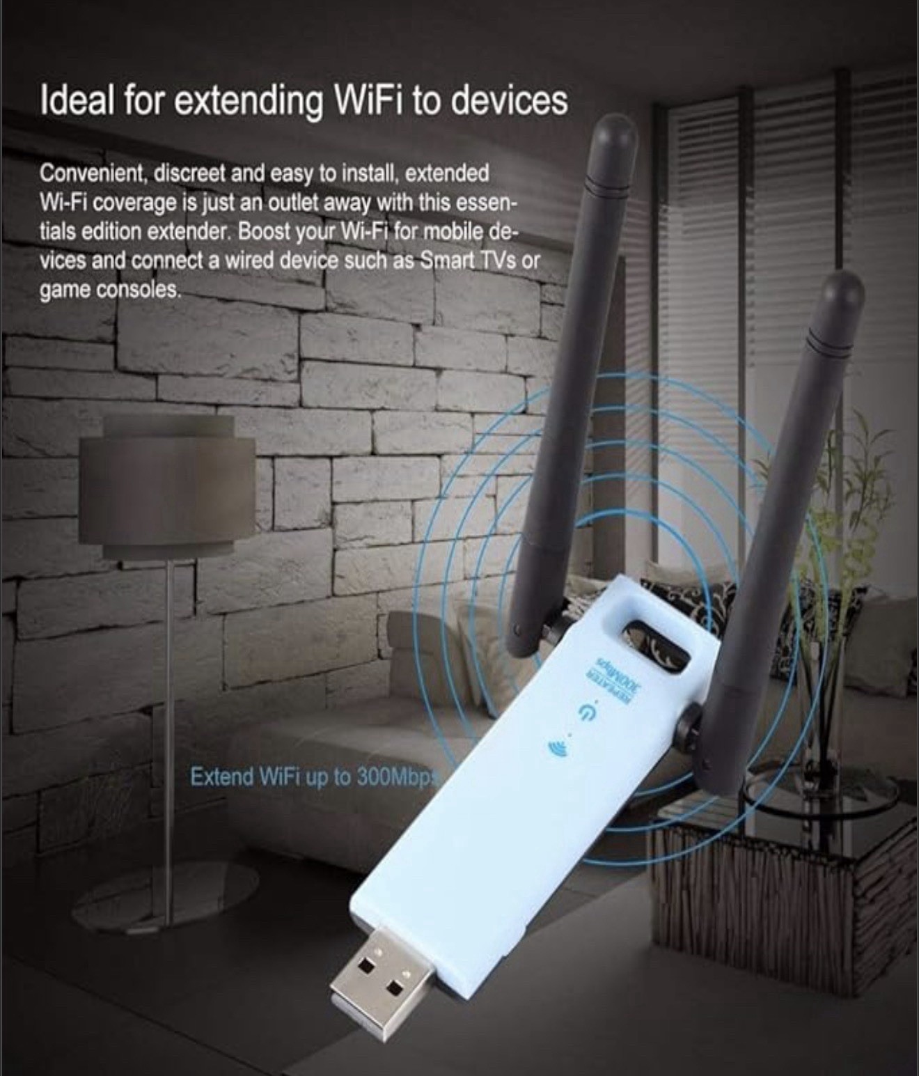 wifi range extender USB 300 mbps