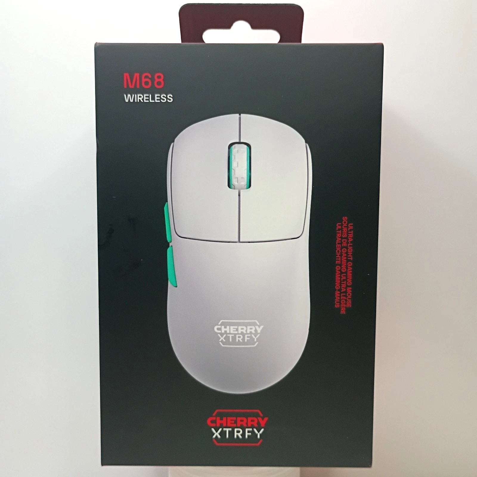 CHERRY XTRFY M68 Ultra-Light Gaming Mouse Wireless - White - BRAND NEW