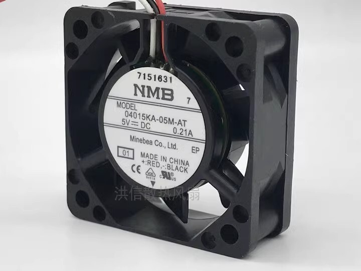 NMB 04015KA-05M-AT 4015 DC5V 0.21A 4CM 3-Wire Silent Cooling Fan