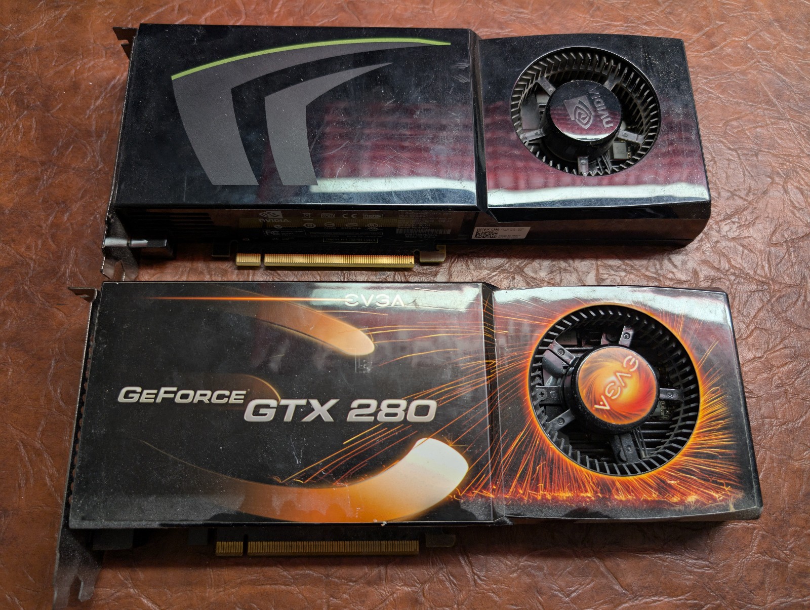 Two NVIDIA GeForce GTX 280 1GB -For Parts Or Repair- untested/artifacting/as is