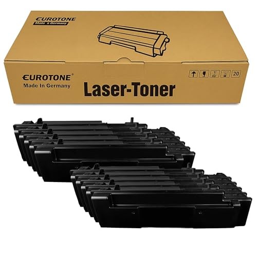 Eurotone 10x Toner Cartridge Compatible for Kyocera TK18 Black xK-New#000