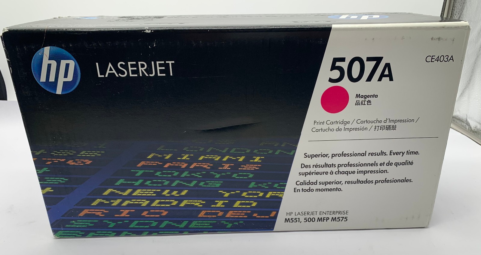 Genuine HP 507A (CE403A) Magenta Original LaserJet Toner Cartridge, OEM