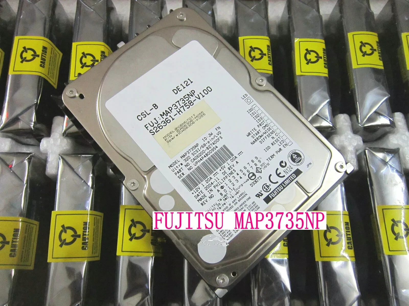 FUJITSU MAP3735NP 72.8GB 10K 68-pin SCSI hard drive