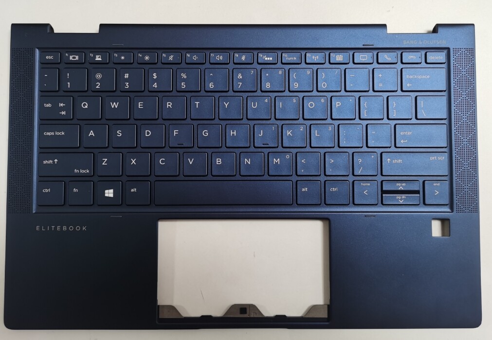 L74117-001 FOR HP ELITEBOOK Dragonfly Laptop Palmrest C Shell Keyboard Blue