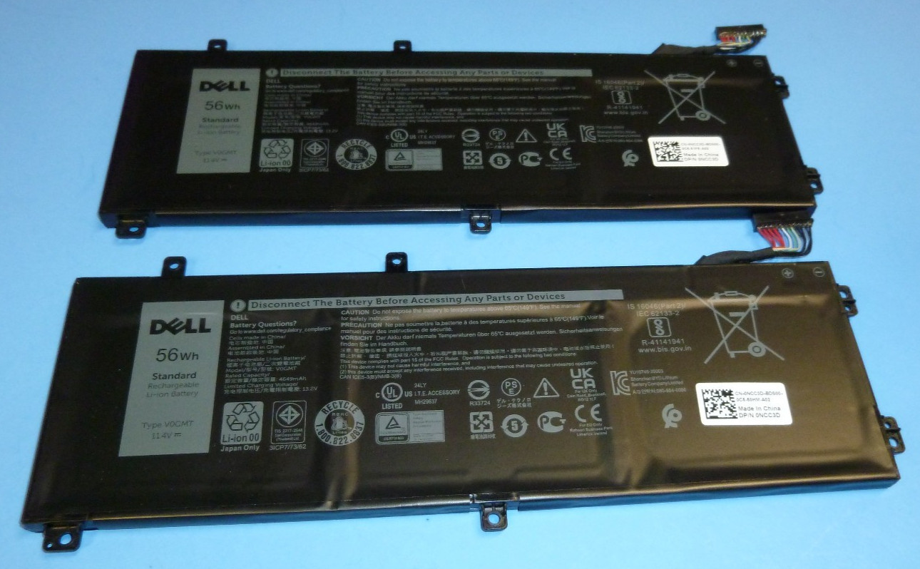 (LOT OF 2) NEW Genuine Dell G7 17 7700 56Wh 11.4V  Laptop Battery V0GMT
