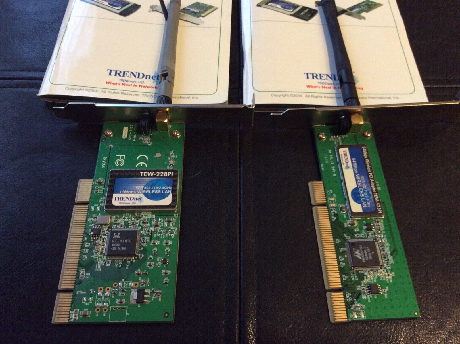 Trendnet TEW-423PI  and TEW-228PI  Wireless Adapters