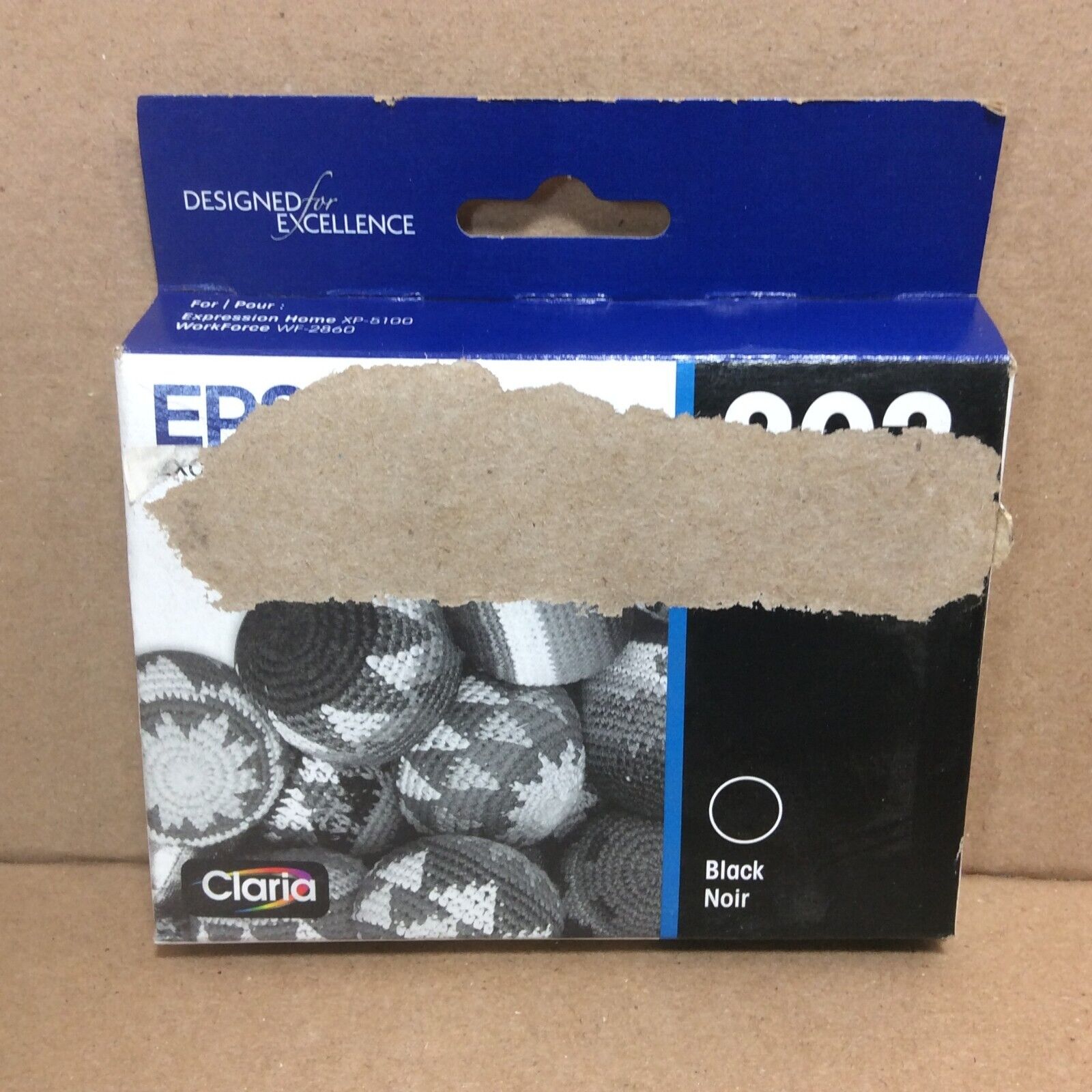 Epson Claria 202 Black Printer Ink Cartridge - Fresh Exp 08/2025 - New & Sealed