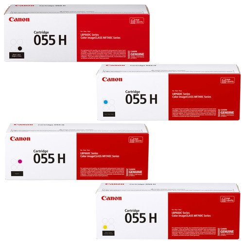 Canon 055H Toner - High Yield Set 4 colors