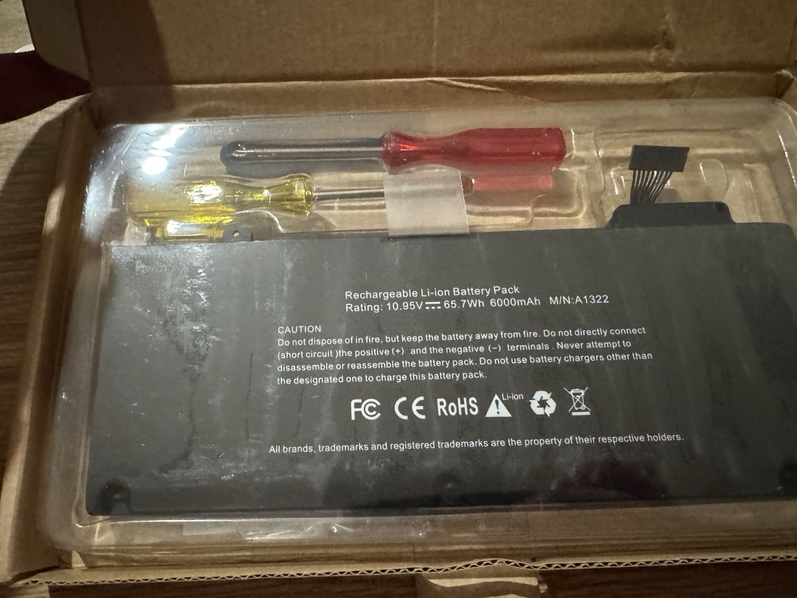 A1322 Battery for Apple Macbook Pro 13 inch A1278 Mid 2012 2010 2009 Early 2011