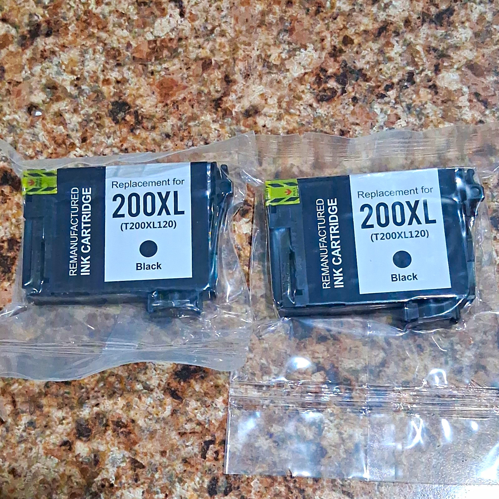 2x Black Ink Cartridges for Epson 200XL T200XL120 Inkjet