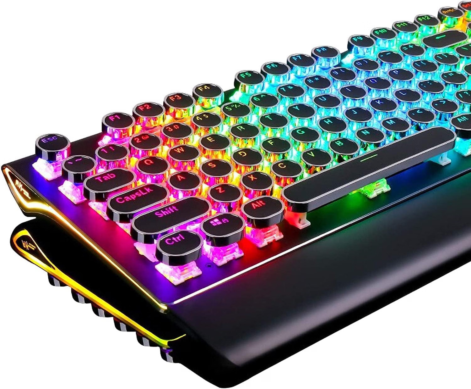 Teclado gamer mecanico exclusivamente para juegos teclados multi color LED NUEVO