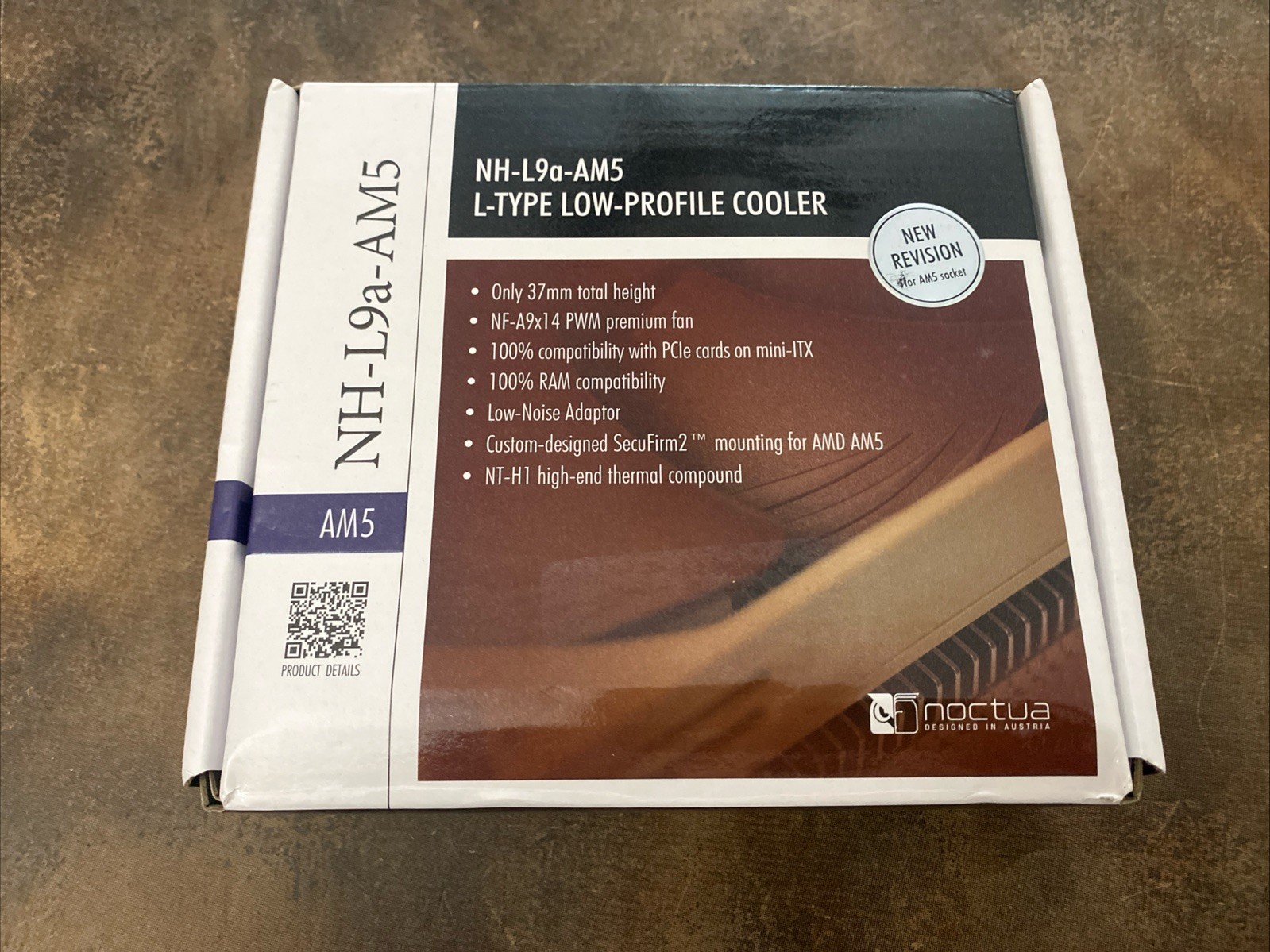 NH-L9a-AM5, Premium Low-Profile CPU Cooler for AMD AM5 (Brown)