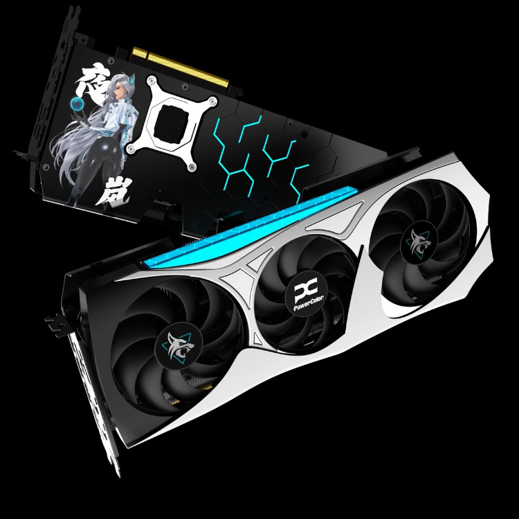 PowerColor Hellhound Reva AMD RX9070XT 16G-L/OC/REVA Graphics Card//