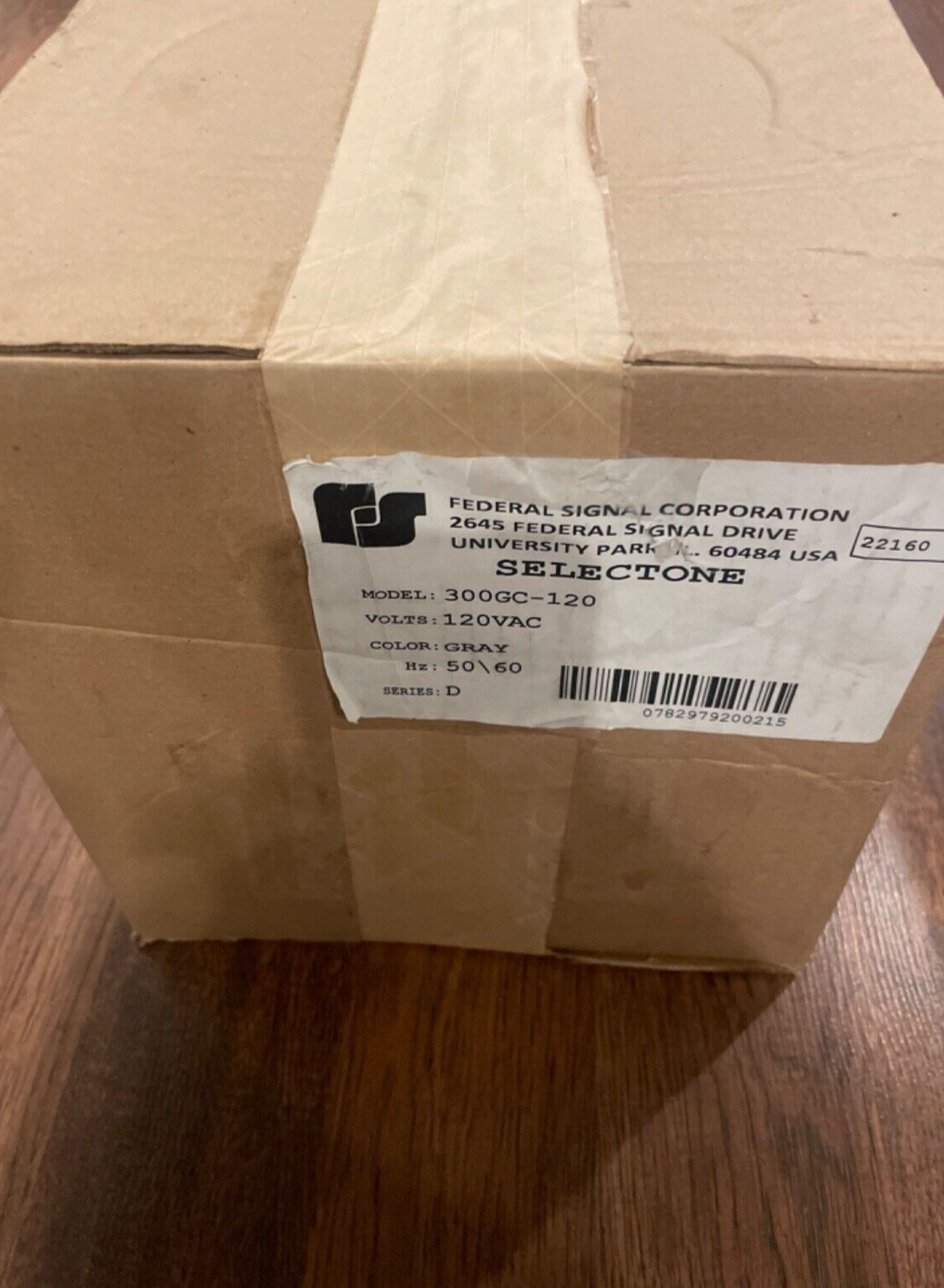 NEW SEALED 300GC-120 FEDERAL SIGNAL SELECTONE HORN