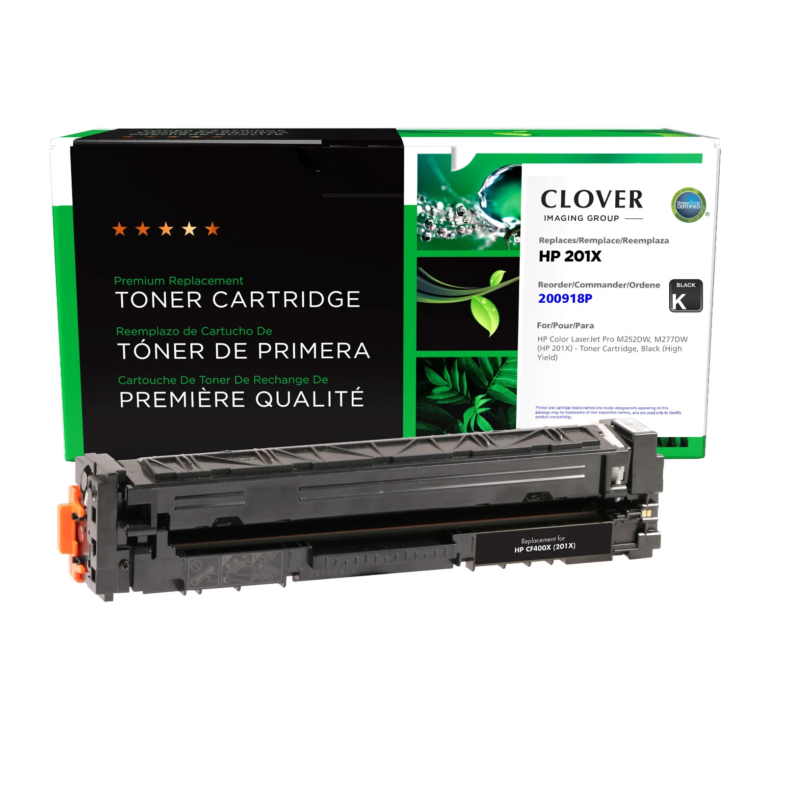 Black MSE CF400X Compatible Toner Cartridge HP 201A 2.8K Yield M277
