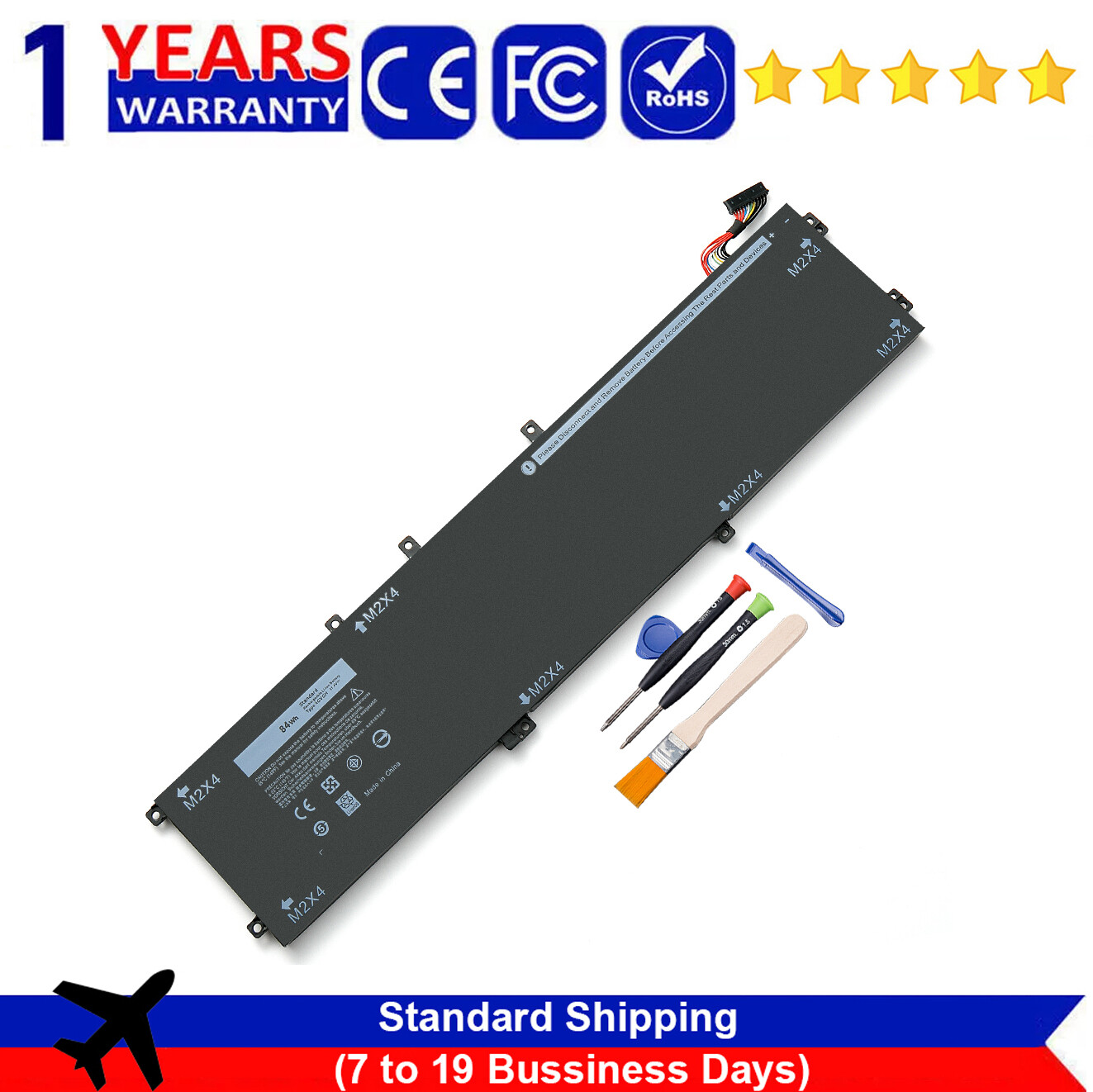 84Wh 4GVGH 1P6KD 01P6KD Battery For Dell XPS 15 9550 Precision 5510 P56F P56F001