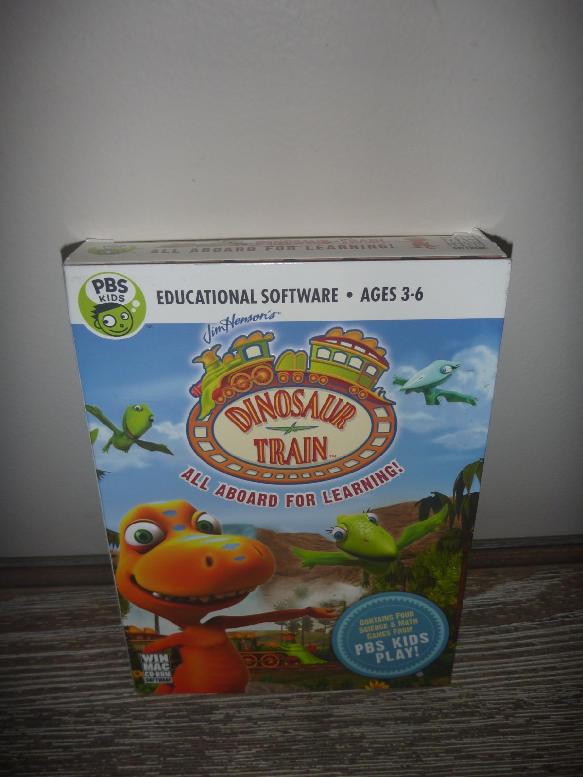RARE Jim Hensons DINOSAUR TRAIN ALL ABOARD FOR LEARNING CD Rom PC Game