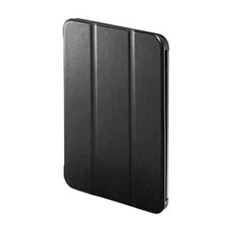Sanwa Supply iPad mini 2021 Soft Leather Case, Black