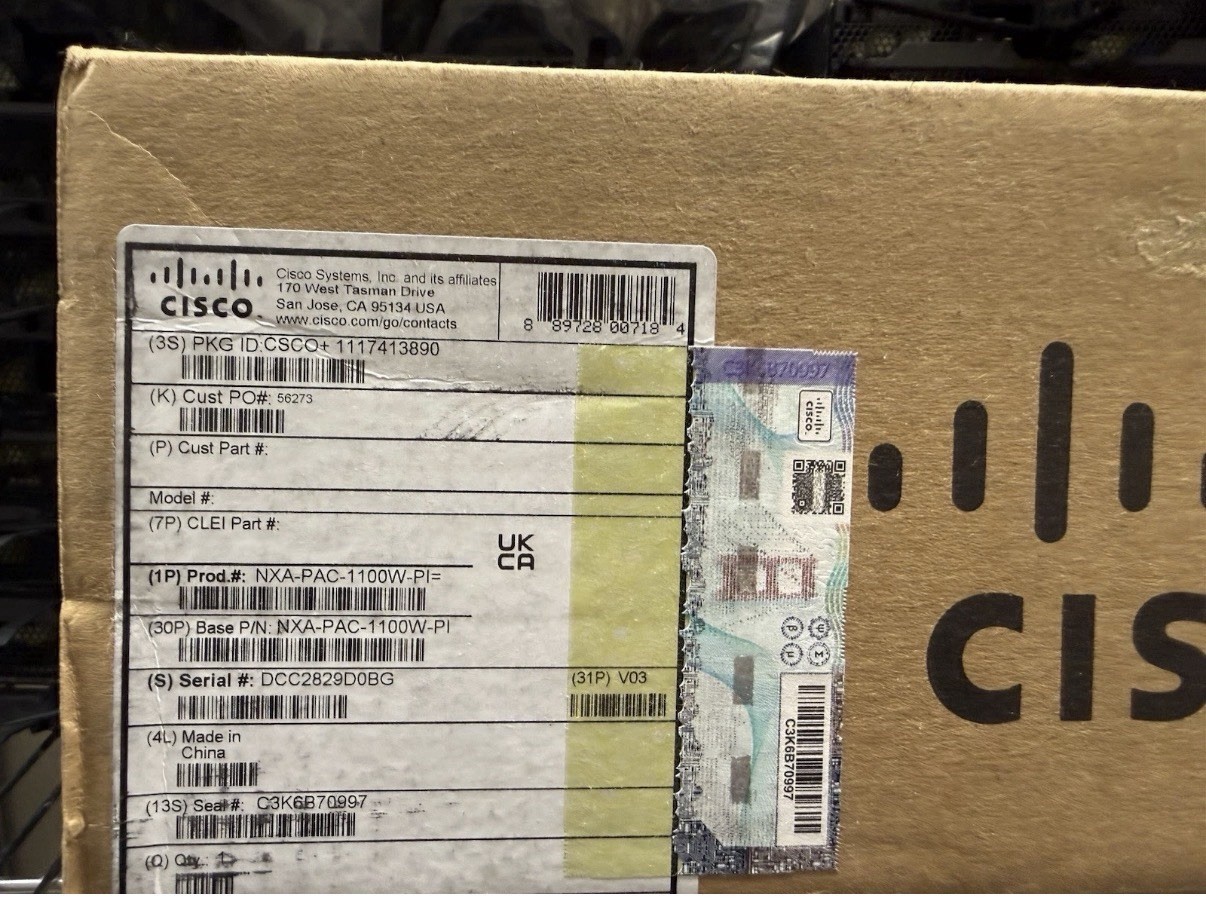 NEW Cisco NXA-PAC-1100W-PI2 1100W Power Supply