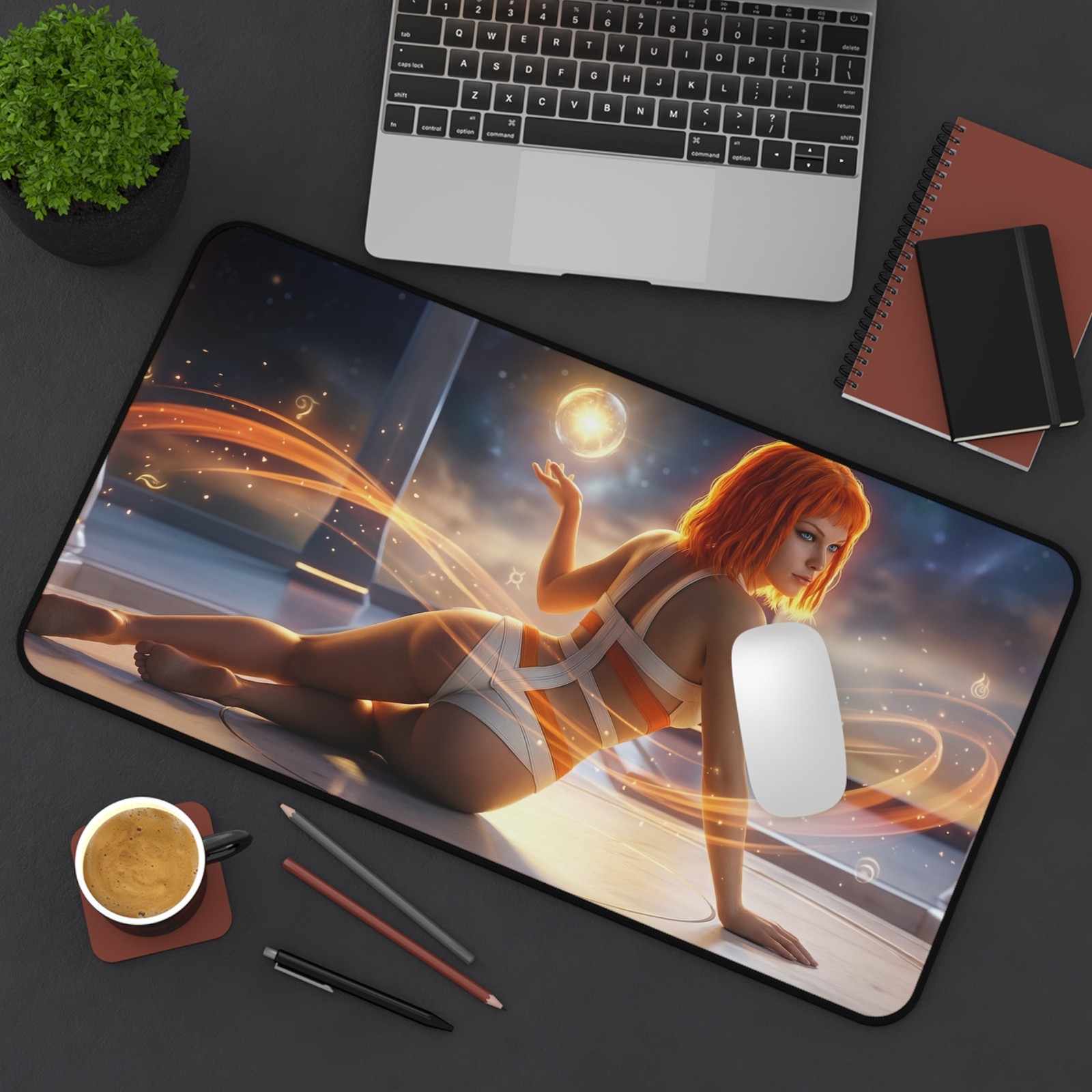 Leeloo Mouse Pad, Sci-Fi Movie Desk Mat, Gamer Gift