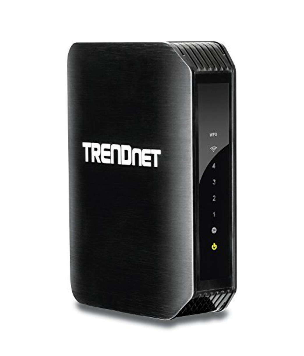 TRENDnet N300 Wireless Gigabit Router 2 x 1.5 dBi Antennas Pre-Encryped One