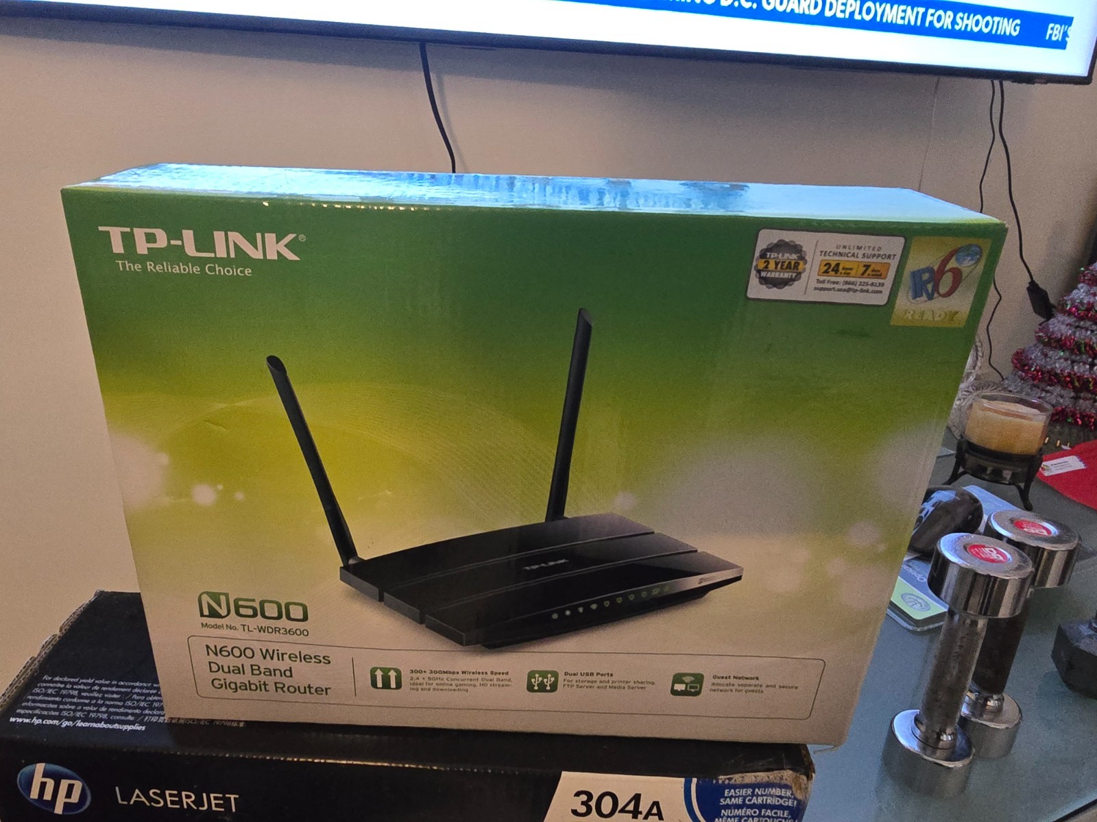 TPLINKG n600wireless dual band gigbit router