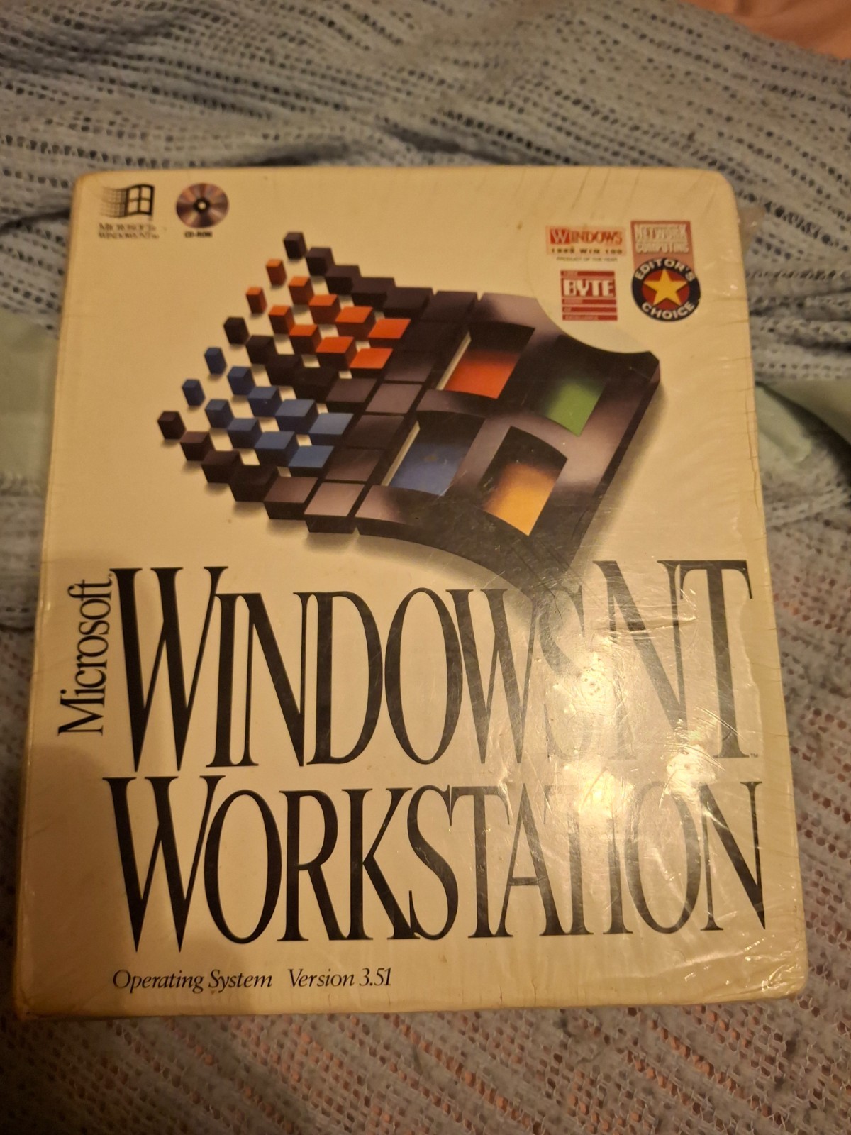 Vintage Microsoft Windows NT Workstation 3.51 CD SEALED
