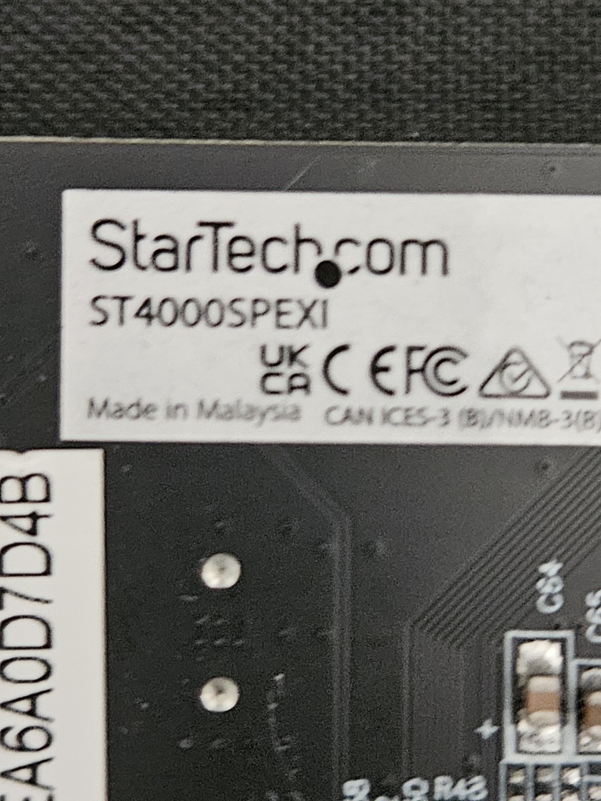 Startech IT ST4000SPEXI 4 Port PCIe Gigabit Ethernet Card