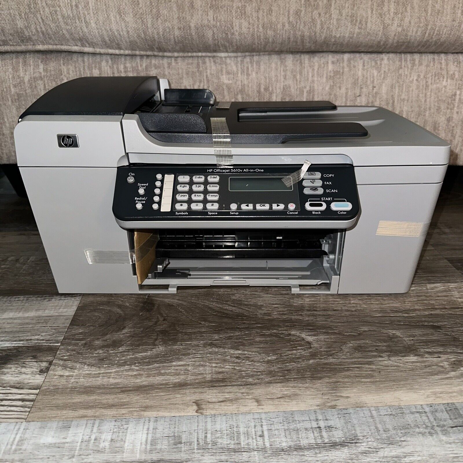HP OfficeJet 5610V All-In-One Inkjet Color Photo Printer Scanner New Open Box