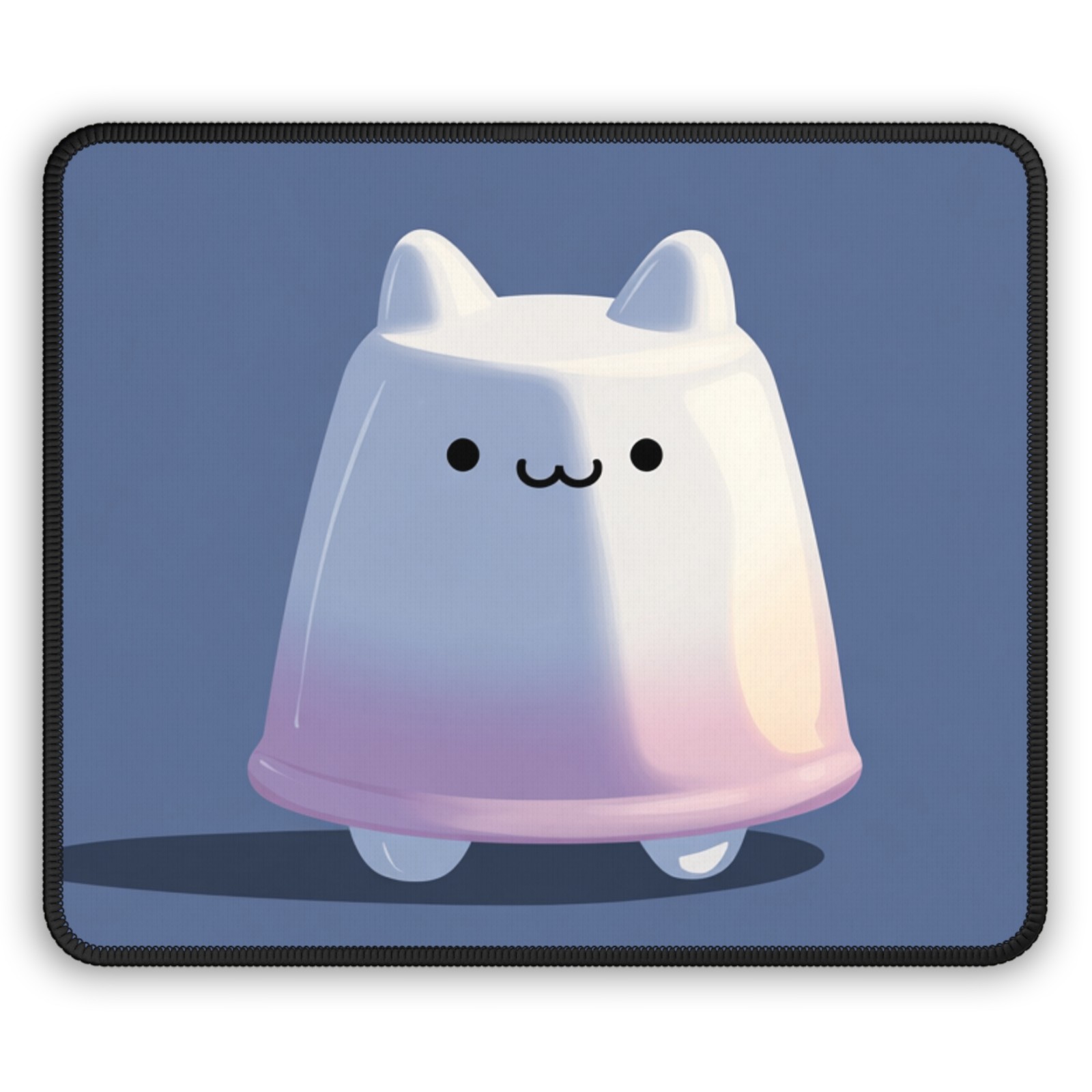 Kawaii Marshmallow Cat Gaming Mouse Pad | Cute Pastel Character