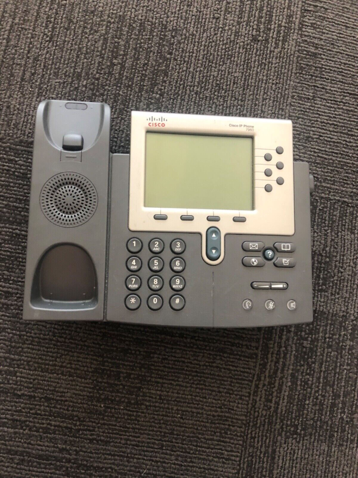 Genuine 7960 Cisco with phone and cords 