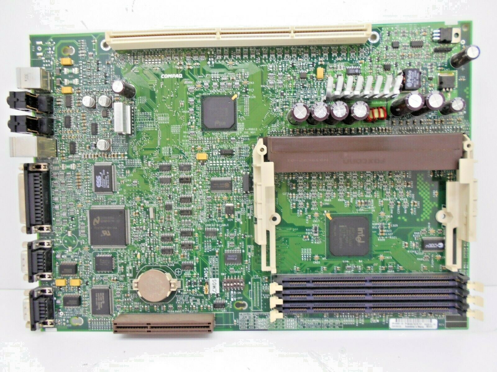 Compaq DeskPro CMOS Desktop Motherboard 400805-001 008124 010271-001 FoxConn 138