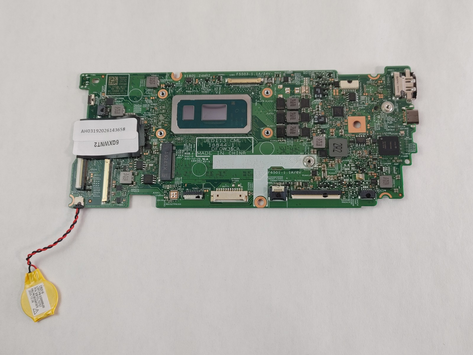 Dell Inspiron 7391 2-in-1 Core i5-10210U 1.60 GHz 8 GB LPDDR3 Motherboard PKNWK