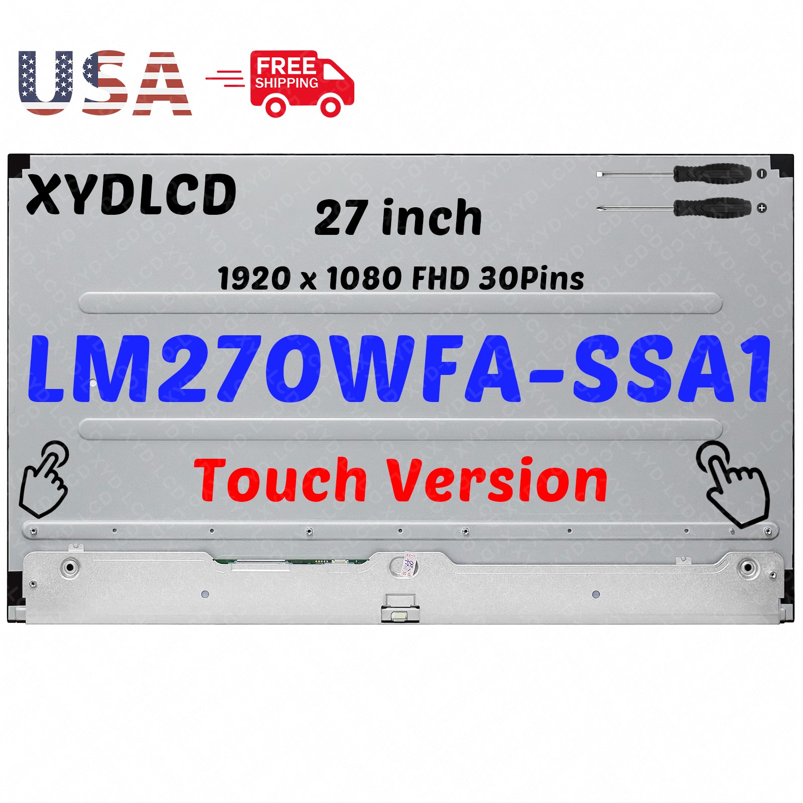 27" for HP 27-AP0170Z 27-DP0000A All-in-One LCD Touch Screen Display Replacement